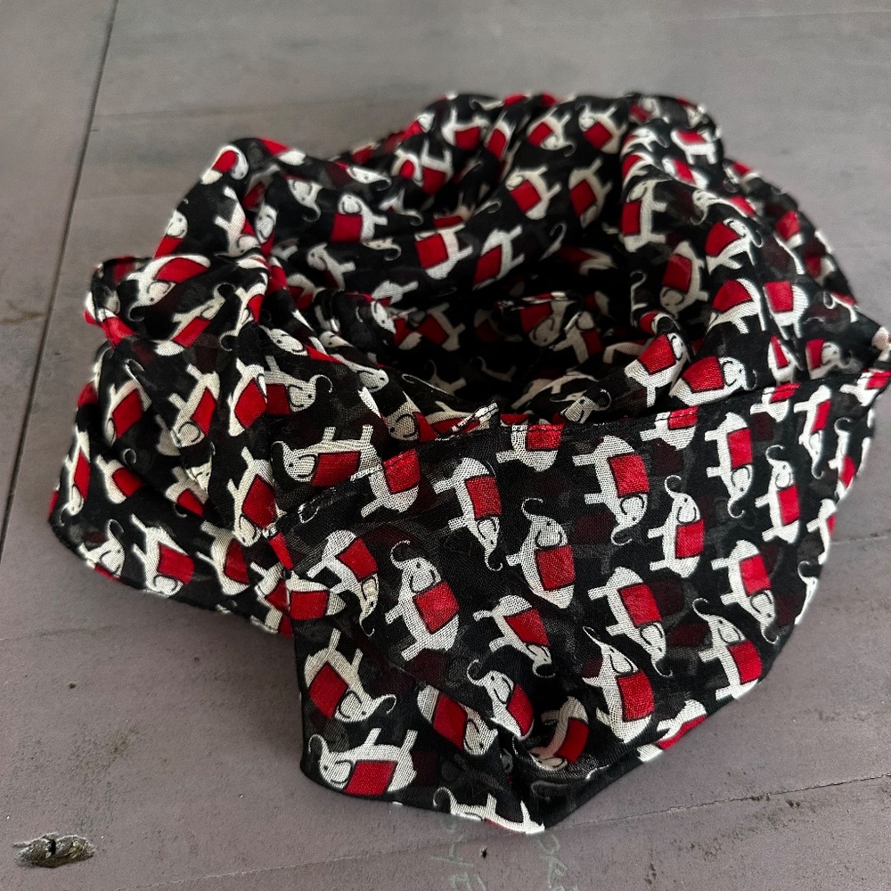 Elephant  Print Light Weight Infinity Scarf